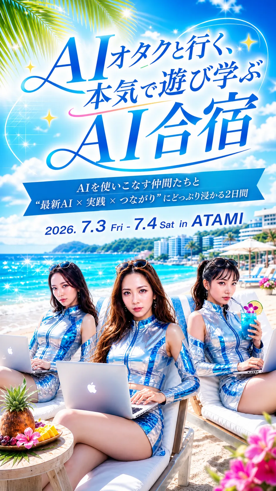 AIオタクと行く、本気で遊び学ぶAI合宿。2026年7月3日から7月4日、熱海開催。